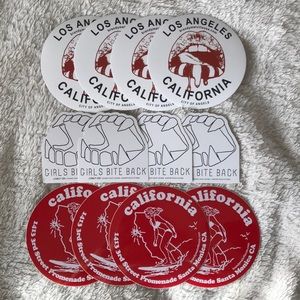 12 Brandy Melville stickers